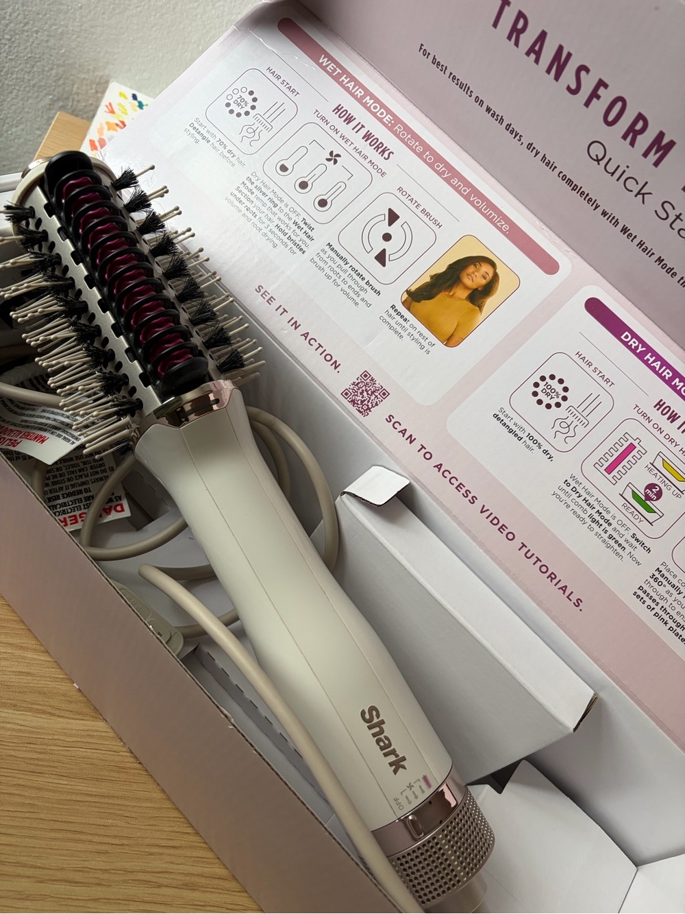 Shark SmoothStyle Heated Comb & Blow Dryer Brush